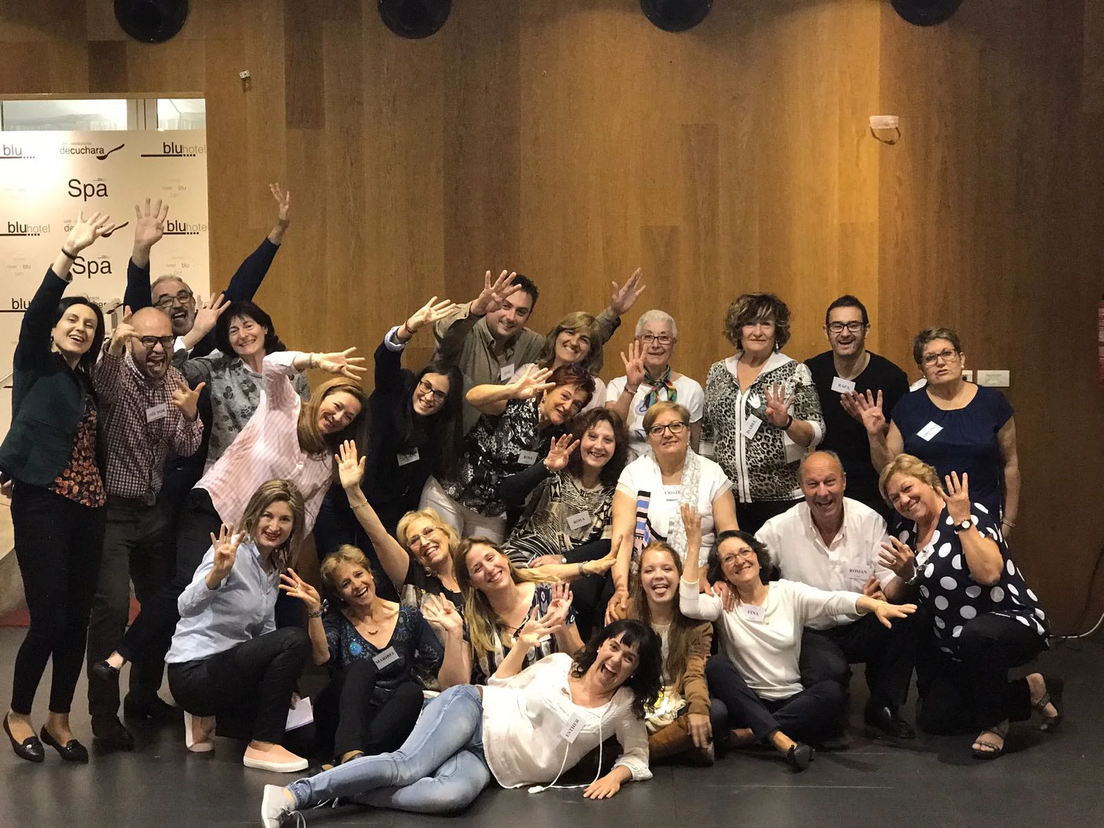 foto de grupo en Almansa