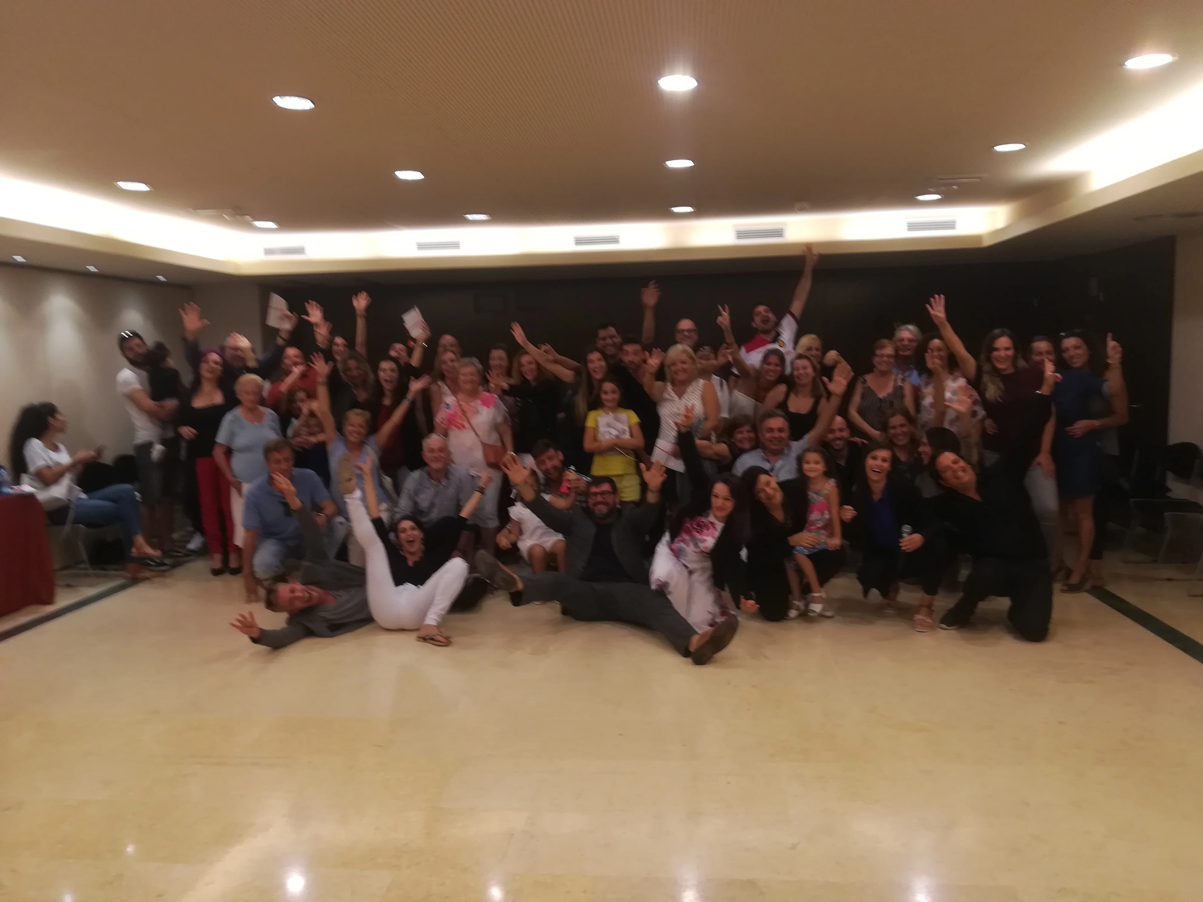 foto de grupo en Mallorca